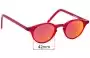 Sunglass Fix Verres de Remplacement pour Kala 902 - 42mm Wide 