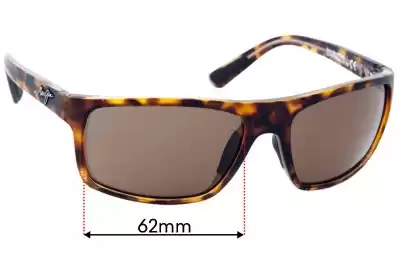 Maui Jim MJ746 Byron Bay Replacement Lenses 62mm wide 