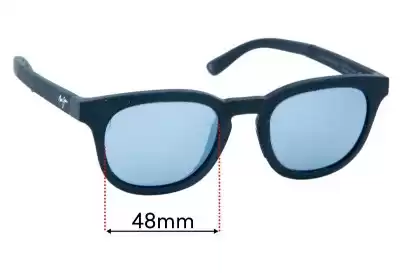 Maui Jim MJ737 Koko Head Verres de Remplacement 48mm wide 