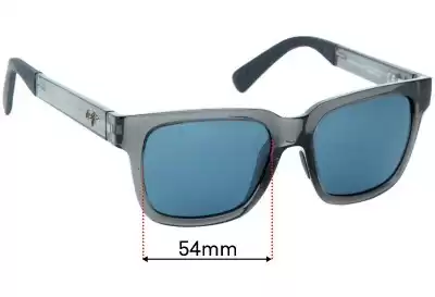 Maui Jim MJ540 Mongoose Verres de Remplacement 54mm wide 