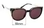 Sunglass Fix Lentes de Repuesto para Michael Kors MK2089U Bal Harbour - 55mm Wide 