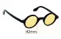 Sunglass Fix Replacement Lenses for Moscot Zolman - 42mm Wide 