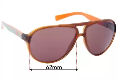 Nike EV0640 Vintage 88 Replacement Lenses 62mm wide 