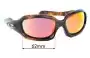 Sunglass Fix Replacement Lenses for Oakley Monster Doggle - 62mm Wide 