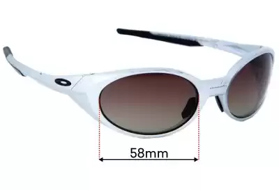 Oakley Eye Jacket Redux OO9438 Replacement Lenses 58mm wide 