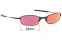 Sunglass Fix Lentes de Repuesto para Oakley Square Wire 2.0 Rx - 52mm Wide 