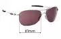 Sunglass Fix Replacement Lenses for Oakley Crosshair 3 OO6014 - 61mm Wide 