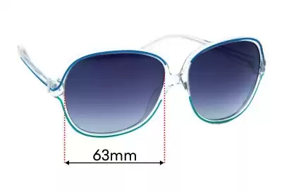 Oliver Peoples Sabina Replacement Lenses 63mm wide 