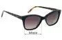 Sunglass Fix Replacement Lenses for Oroton  Claire 54 - 54mm Wide 