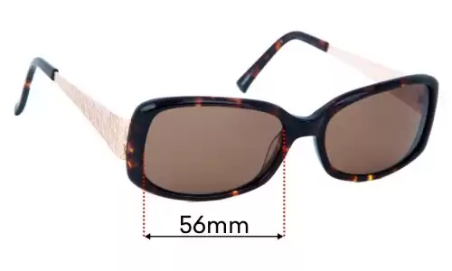 Sunglass Fix Replacement Lenses for Oroton Exotic - 56mm Wide Oroton Exotic Replacement Lenses 56mm wide
