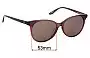 Sunglass Fix Replacement Lenses for Oroton  Myall - 53mm Wide 