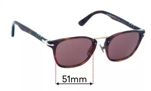 Persol 3110-S Typewriter  Ersatzlinsen 51mm wide 