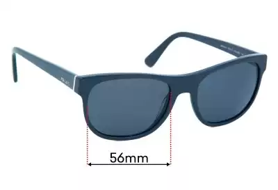 Prada SPR04X Ersatzgläser 56mm wide 