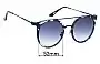 Sunglass Fix Replacement Lenses for Quay Kandygram - 52mm Wide 