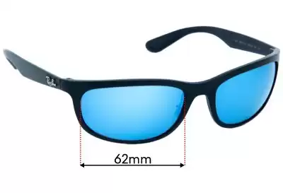 Ray-Ban RB4265 Replacement Lenses 62mm wide 