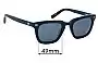 Sunglass Fix Replacement Lenses for Rixx Cosmo - 49mm Wide 