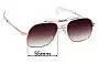 Sunglass Fix Lentes de Repuesto para Sankuanz Sniper - 55mm Wide 
