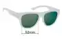 Sunglass Fix Replacement Lenses for Smith Rounder - 52mm Wide 