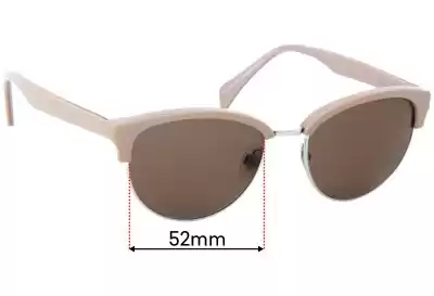 Specsavers Southport Sun Rx Replacement Lenses 52mm wide 
