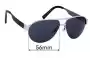 Sunglass Fix Replacement Lenses for Specsavers Sun Rx 59 - 56mm Wide 