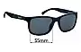 Sunglass Fix Replacement Lenses for Spotters Zane - 55mm Wide 