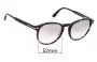 Sunglass Fix Replacement Lenses for Tom Ford Dante TF834 - 52mm Wide 