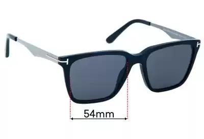 Tom Ford Garrett TF862 Replacement Lenses 54mm wide 
