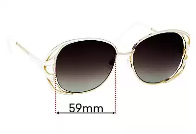 Tura Mod-825 Replacement Lenses 55mm wide 
