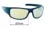 Sunglass Fix Replacement Lenses for Ugly Fish Krypton - 67mm Wide 