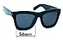 Sunglass Fix Replacement Lenses for Valley DB - 54mm Wide 