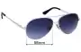 Sunglass Fix Replacement Lenses for AQS AVS004 - 58mm Wide 