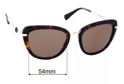 Bvlgari 8193-B Replacement Lenses 54mm wide 