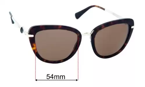 Sunglass Fix Replacement Lenses for Bvlgari 8193-B - 54mm Wide Bvlgari 8193-B Replacement Lenses 54mm wide