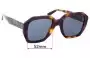 Sunglass Fix Ersatzgläser für Celine CL 40045I - 52mm Wide 