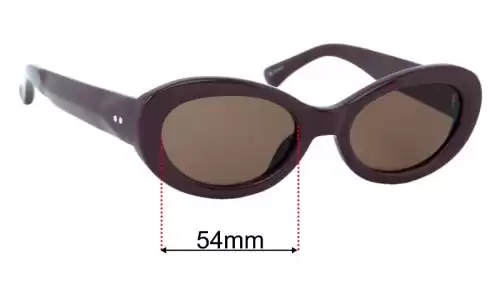 Sunglass Fix Replacement Lenses for Dries Van Noten DVN/211/4 - 54mm Wide Dries Van Noten DVN/211/4 Replacement Lenses 54mm wide
