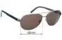 Sunglass Fix Lentes de Repuesto para Ermenegildo Zegna EZ 0004 - 63mm Wide 