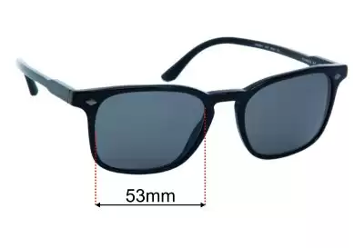 Giorgio Armani AR 8103V Replacement Lenses 53mm wide 