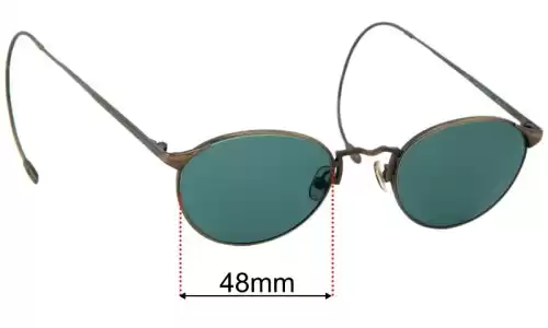 John Varvatos V149 Replacement Lenses 48mm wide 