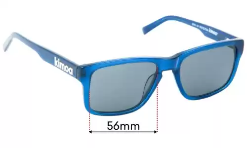 Sunglass Fix Replacement Lenses for Kimoa Sidney - 56mm Wide Kimoa Sidney Replacement Lenses 56mm wide