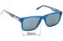 Sunglass Fix Replacement Lenses for Kimoa Sidney - 56mm Wide 