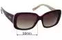 Sunglass Fix Lentes de Repuesto para Maui Jim MJ239 Lani - 55mm Wide 