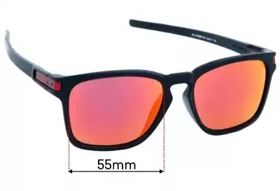 Oakley Latch OO9358 Replacement Lenses 55mm wide 