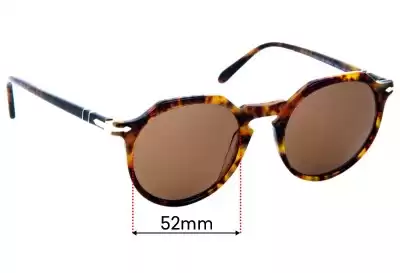 Persol 3281-S Lentes de Repuesto 52mm wide 