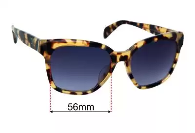 Prada SPR11SF Replacement Lenses 56mm wide 