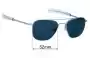 Sunglass Fix Replacement Lenses for Randolph Engineering AF038 - 52mm Wide 
