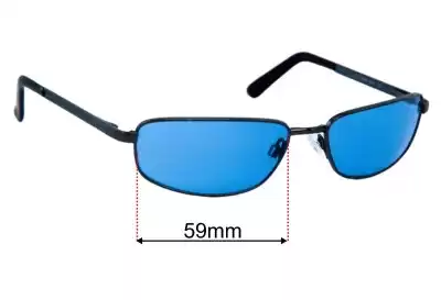 Revo 3010 Lentes de Repuesto 59mm wide 