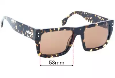 Rusty Bas Replacement Lenses 53mm wide 
