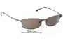 Sunglass Fix Verres de Remplacement pour Serengeti Prato - 54mm Wide 