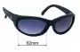 Sunglass Fix Replacement Lenses for Vuarnet Pouilloux 021 - 62mm Wide 