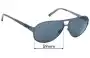 Sunglass Fix Replacement Lenses for Zeiss Tumi Kawazu - 59mm Wide 